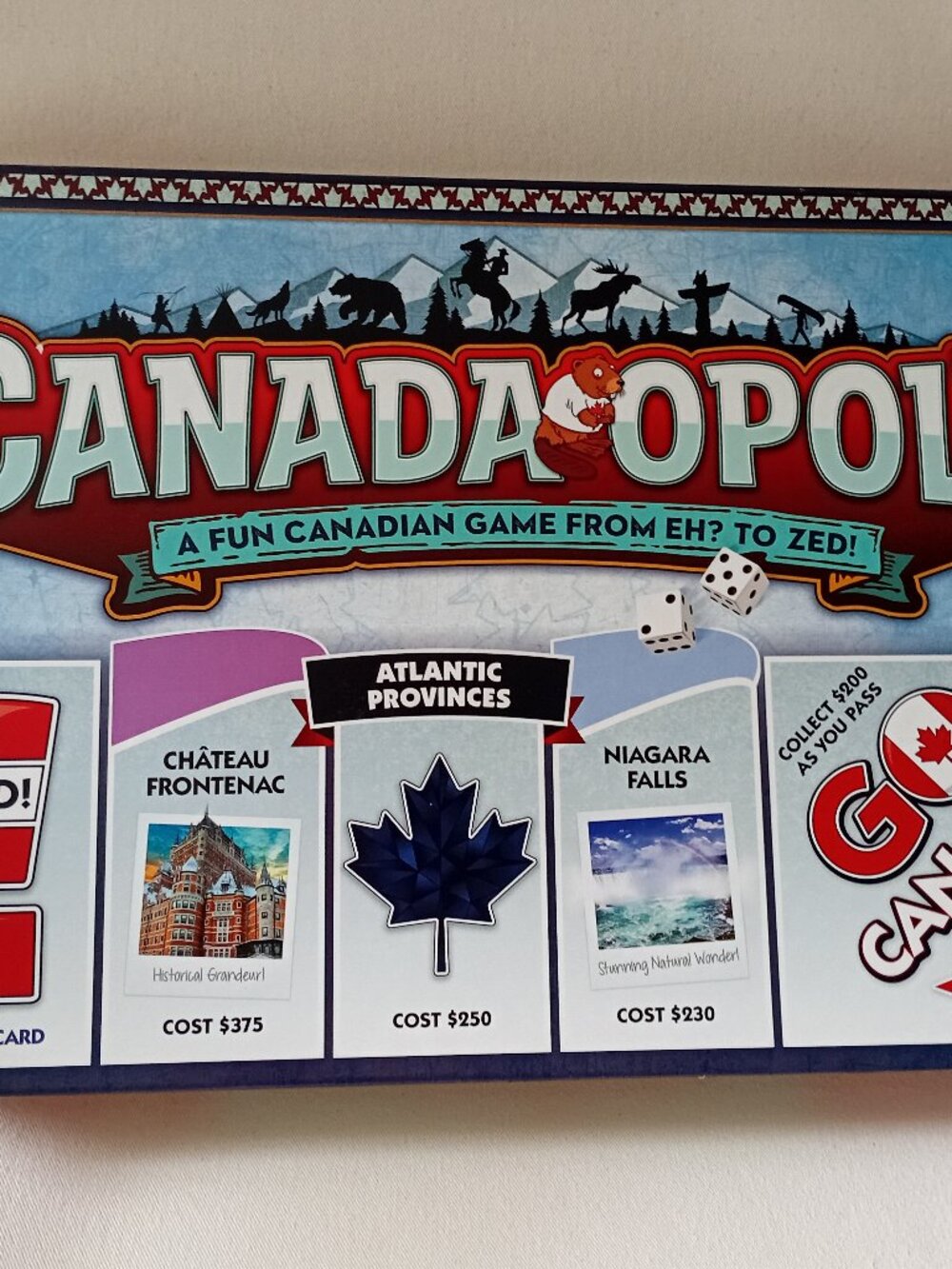 Canada🍁Opoly Canadian Monopoly Board Game New